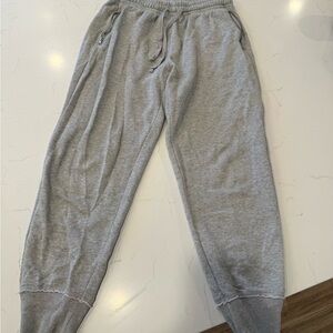 Aerie Light Gray Knit Sweatpants